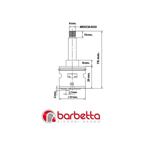 Cartuccia deviatrice vie - cartuccia,