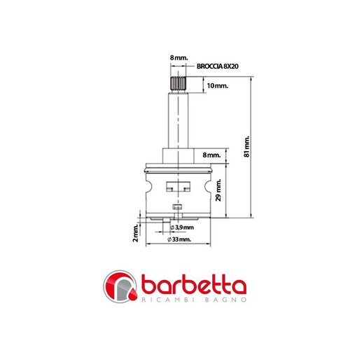 Cartuccia deviatrice vie - cartuccia,