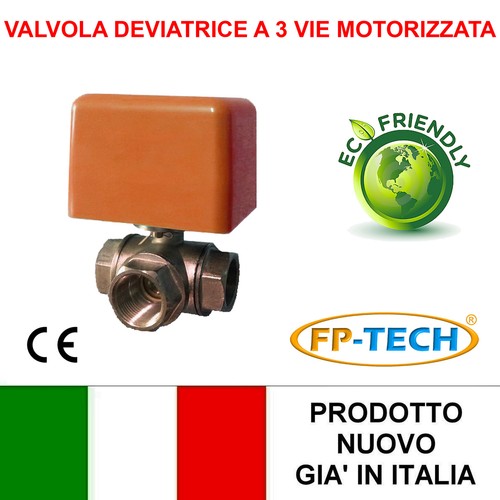 Valvola deviatrice motorizzata - deviatrice,